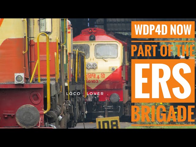 Exclusive Ernakulam WDP4D in signature livery all set to blaze the tracks | Video coming soon