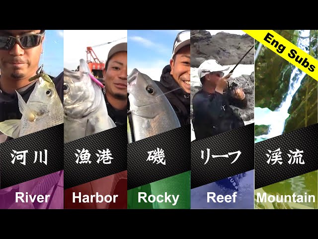 ルアー釣り完全ガイド【河川・漁港・磯・リーフ・渓流】Lure Fishing Perfect Guide