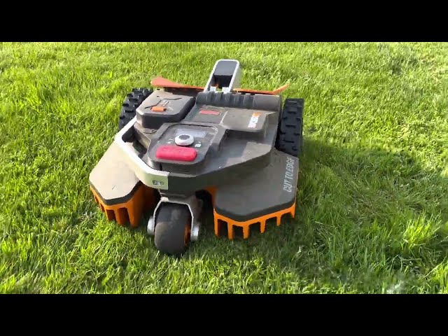 Worx Landroid Vision WR213E L1300 mowing sound, grass ejection and working routine