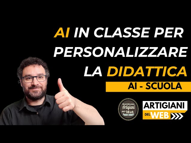 L’intelligenza artificiale arriva in classe per Personalizzare la didattica