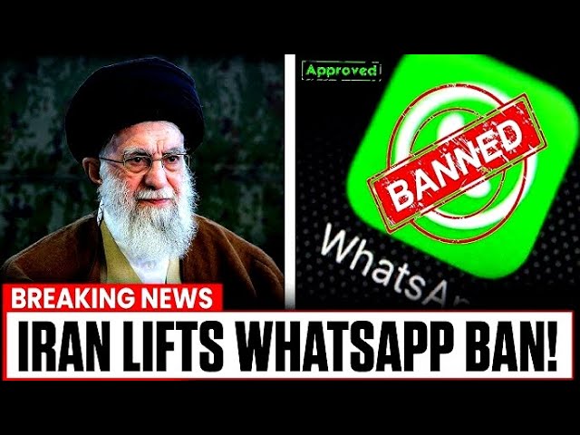 IRAN LIFTS WHATSAPP BAN (Instagram, Telegram and other platforms remain banned)