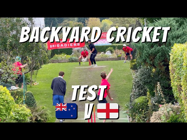 ENG vs NZ Backyard Cricket Test | GoPro POV Cricket | @Backyardcricket_uk