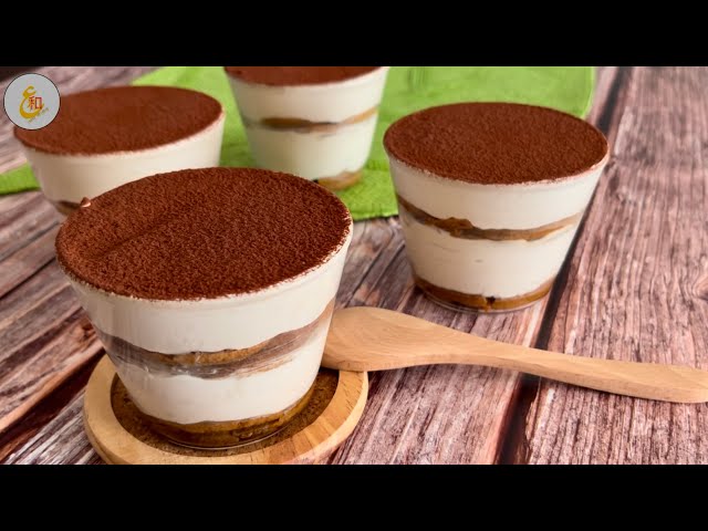 Tiramisu Cups without eggs