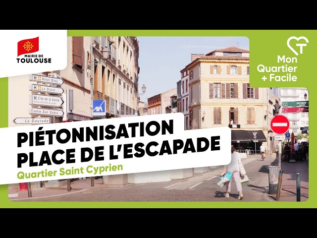 Saint-Cyprien : piétonisation de la place de l'Estrapade pour 1 an