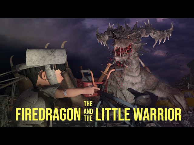 The Fire Dragon and The Little Warrior  [ Renderhub Contest ] - Vilin Artwork