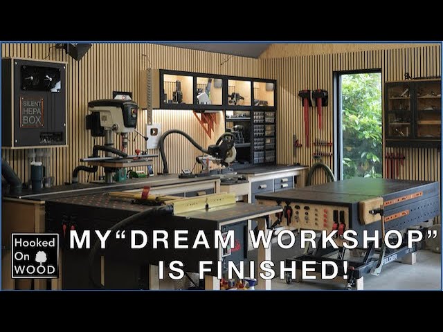 Hooked on Wood "Dream WorkShop" enjoy my shop tour!