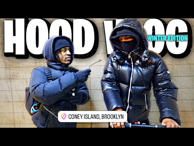 VISITING THE MOST DANGEROUS HOOD IN NYC | "KONEY ISLAND" BROOKLYN | WINTER EDITION