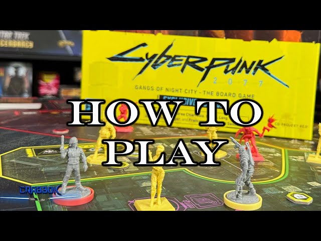 How to Play Cyberpunk 2077: Gangs of Night City Board Game