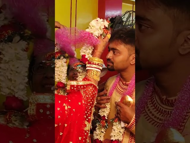 আমাদের মালা বদল 🌼❤️✨ Bengali Wedding #shorts #subscribe #viral #love #marriage #trending #youtube