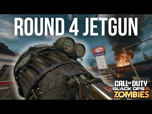 How To Build The Jetgun By ROUND 4 on Black Ops 6 Zombies !!!