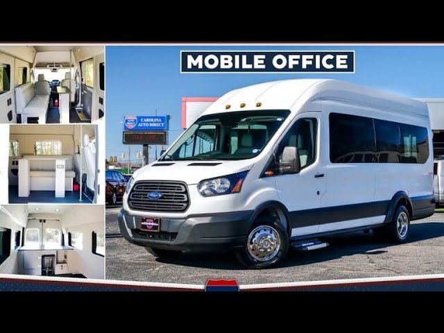 2018 Ford T-350 Mobile Office [High Roof, DRW] Under 10k Miles!