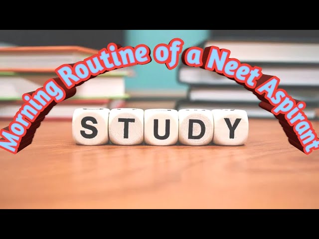 Morning Routine of a Neet Aspirant|study vlog|Just Study|Life of a neet Aspirant...✍