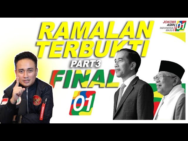 RAMALAN TERBUKTI  : JOKOWI SATU KALI LAGI , SUDAH DIPREDIKSI SEJAK JAN 2019 (Part 3 ENDGAME )