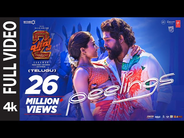 Full Video: PEELINGS పీలింగ్స్ ఫుల్ వీడియో | Pushpa 2 The Rule | Allu Arjun,Rashmika | DSP