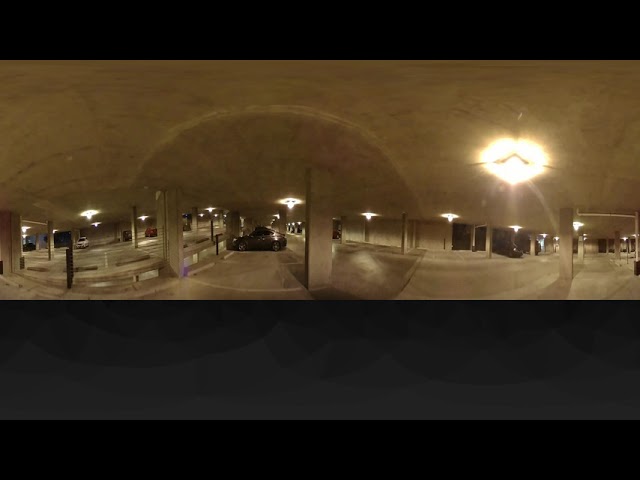 Parking Garage at Night: Inside and Not Crowded (360-Degree Video for Exposure Therapy)