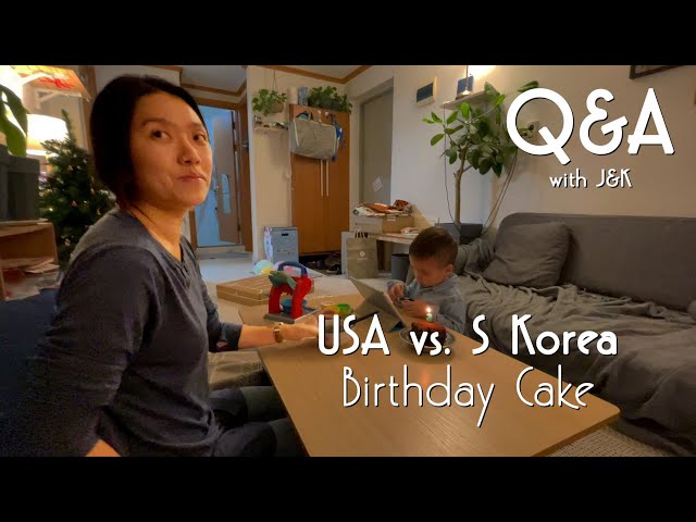 USA birthday cake vs. South Korea