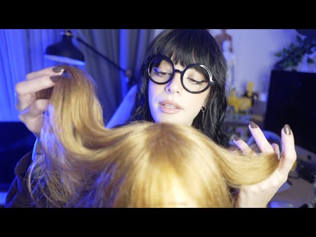 ASMR | Girl At The Back Of The Class Plays With Your Hair (While It Rains Outside)