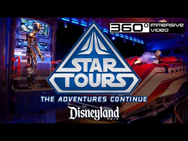 [NEW] Star Tours: The Adventures Continue - Full Ride Immersive 360° video  6.1K | Disneyland 2023