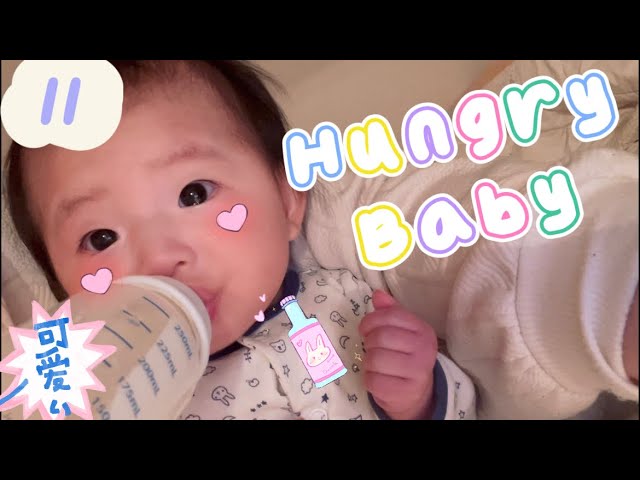 Baby Valerie | Hungry baby can’t wait to have her milk at feeding time 11 #hungrybaby #milktime #bb