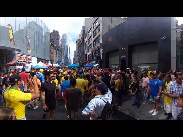 360 Video:  Brazil Day 2018 NYC - Ricoh Theta V