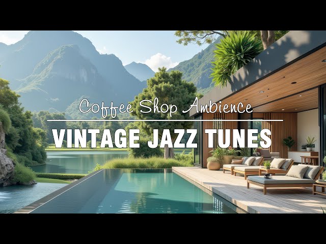 Inspiration for Working with Jazz Music | Cozy corner by the lake with soothing Jazz sounds 🎷☕