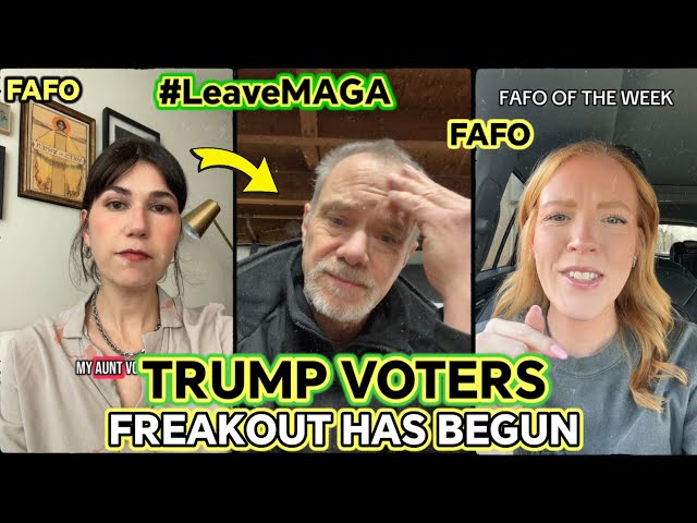 A WHITE MAGA  FREAK OUT And REGRET Voting Trump OPENLY 😱 #FAFO SEASON CONTINUES