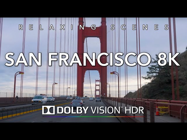 Driving San Francisco California 8K HDR Dolby Vision