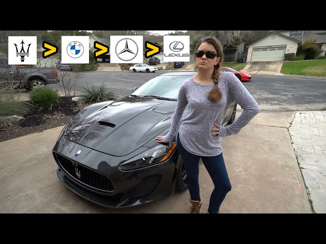 Meg thinks the Maserati GranTurismo MC is better than BMW, Mercedes, or Lexus