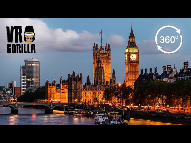 A London City Guided Tour - 360 VR Video (short)