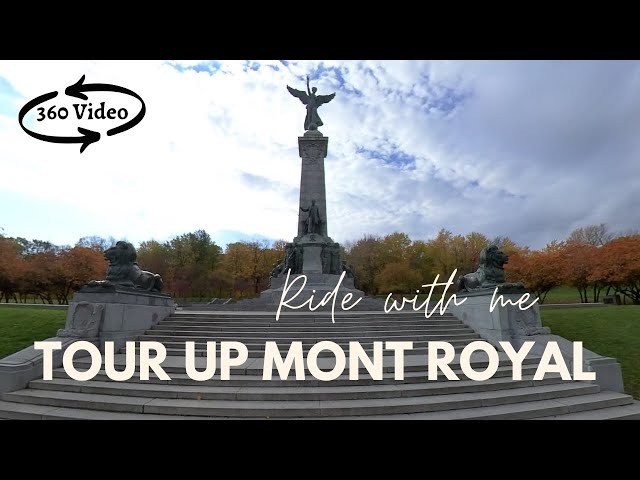 360 Bike touring up Mount Royal Montreal 2020 | Exercise bike or recumbent bike workout