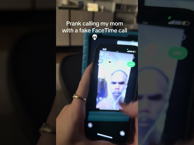 Fake Facetime Video Call Prank on Mom 😂