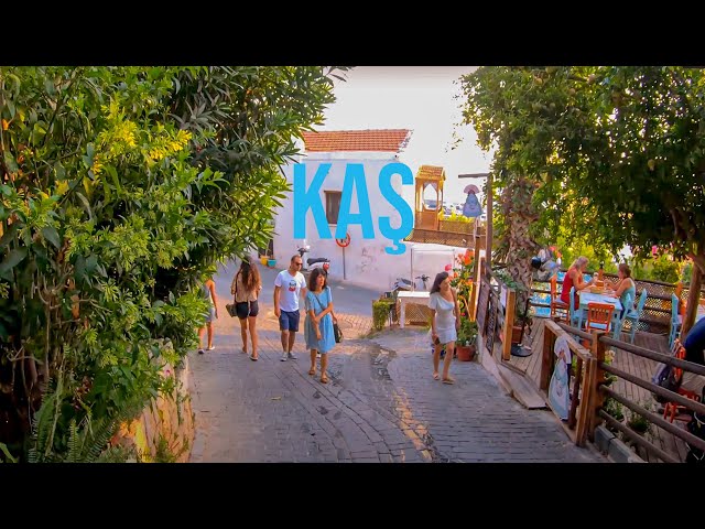 Antalya Kaş walking Tour in 4k-2019 Turkey Travel Guide