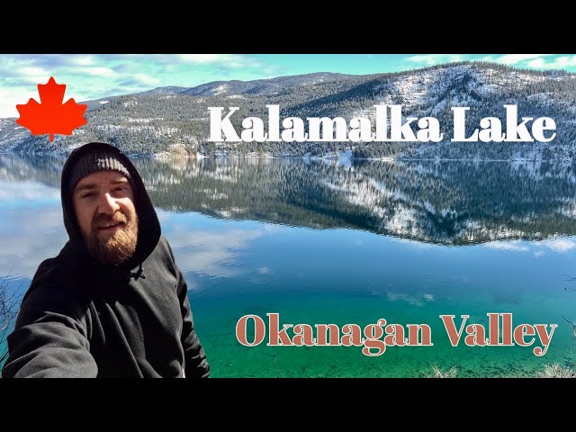 Kalamalka Lake in Okanagan Valley Winter Hiking Adventure