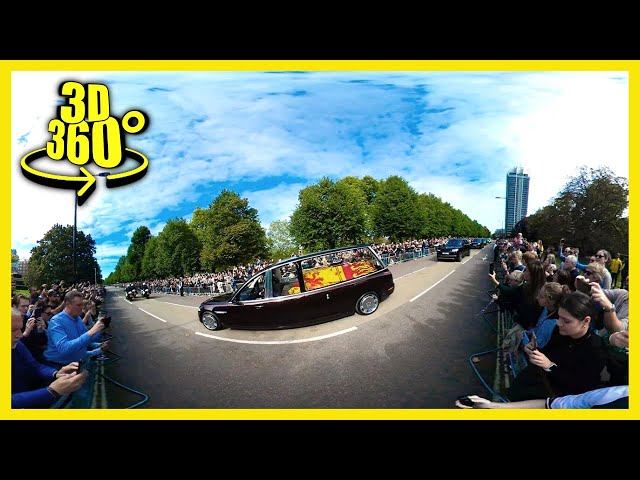 [360° VR] WORLD EXCLUSIVE: Experience the QUEEN'S FUNERAL in FULL 360-DEGREE VIDEO #queenelizabeth