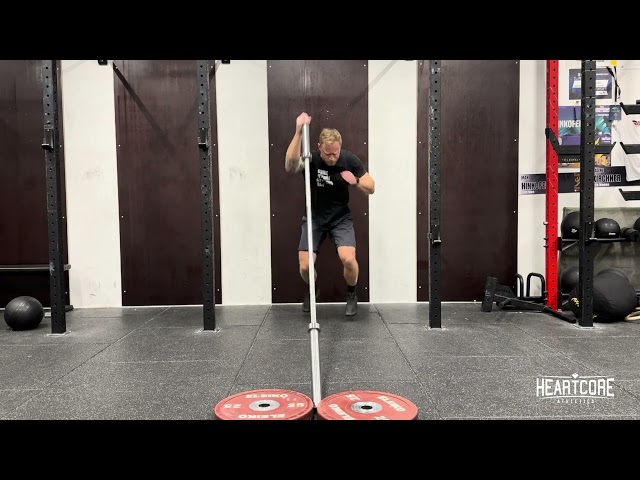 Landmine Split Clean and Jerk Tutorial | HEARTCORE Athletics