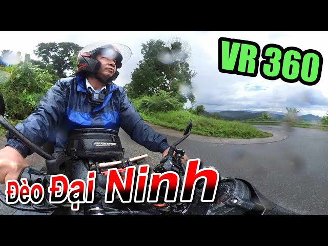 VR360 - Full Clip Z400 đổ đèo Đại Ninh trong mưa với 9 khúc cua cùi trỏ liên tục