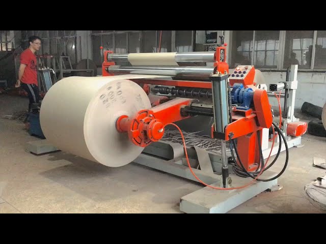 Paper Slitting Machine, Jumbo Paper Roll Slitting Rewinding Machine, Once a time can be 1200mm, FZ-B