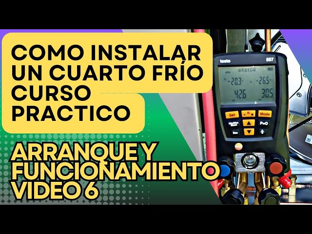 instalación de cuarto frío vídeo 6 #hvac #refrigeración #cuartofrio