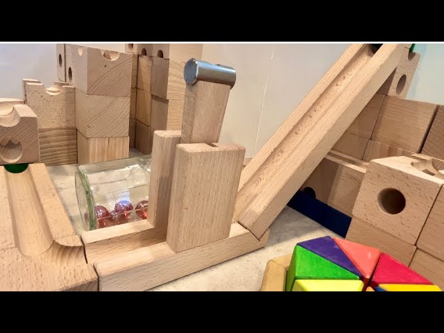 【marble run asmr】マーブルラン　cuboro のビー玉転がし 　cuboro kick　 #marblemom