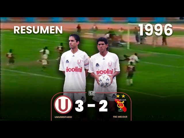 Universitario 3-2 Melgar | Resumen | Goles de Balán, Martínez y Maldonado | 1994 ⚽🎞