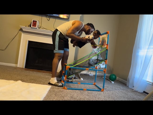 Jayceon First Basket At 5 Months!!😱| He Said DaDa...