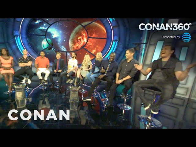 CONAN360° Adewale Akinnuoye-Agbaje Loved Fighting The Ladies Of "Suicide Squad" | CONAN on TBS