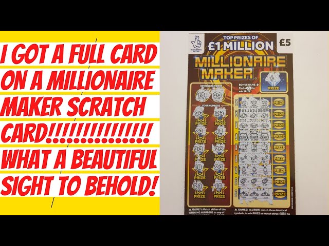 Full scratch card winner on Millionaire Maker, I am lost for words as it's my biggest win this year!