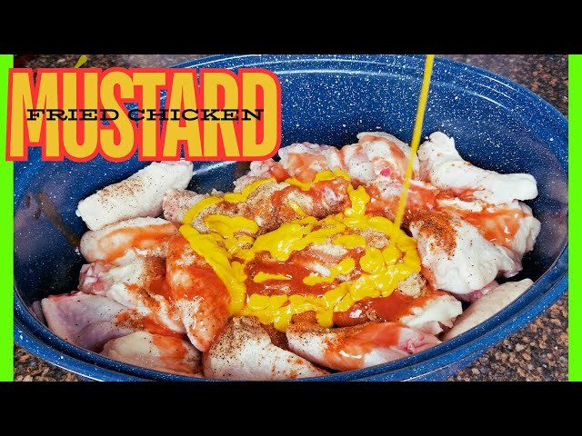 MUSTARD Fried Chicken Wings | How to Cut Wings into Wingettes (easy, extra crispy deep fryer recipe)