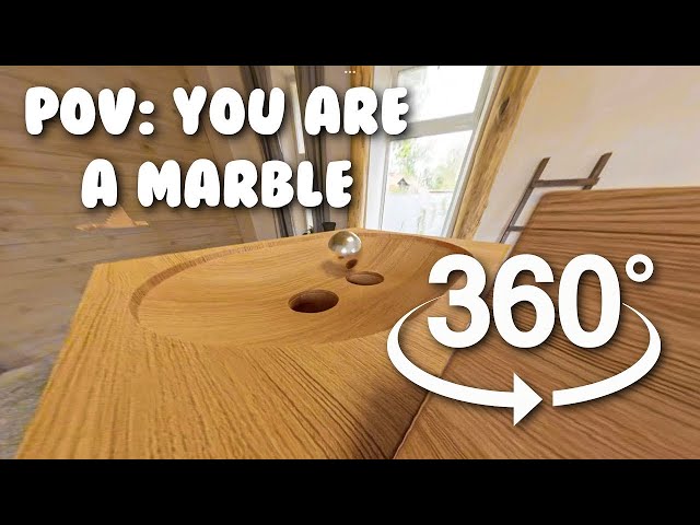 Marble Run in 3D 360 VR | 8K UHD stereoscopic 360 video