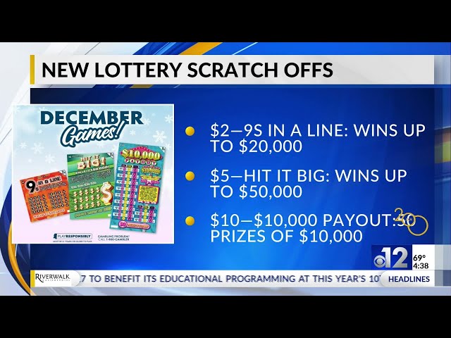 New scratch-off games coming to Mississippi Lottery