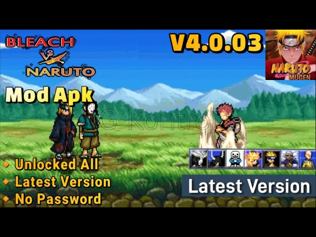 Naruto Mugen v4.0.03 | Unlocked All Latest Version 2025