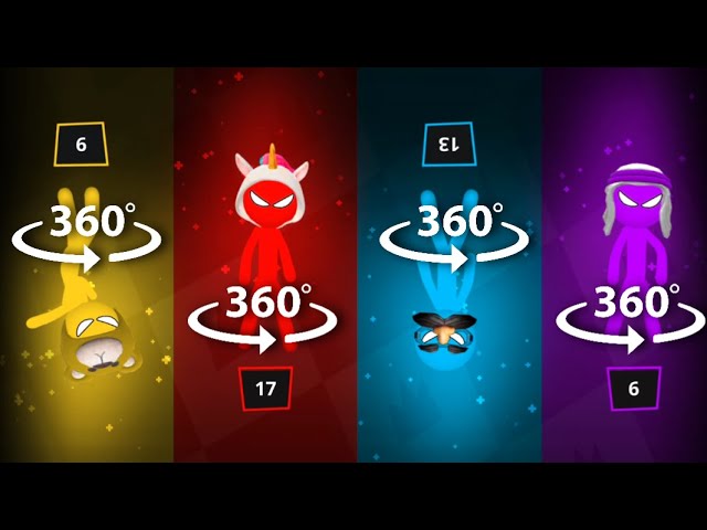 The Stickman MINIGAMES random Gameplay - Stickman Party 1 2 3 4 Player