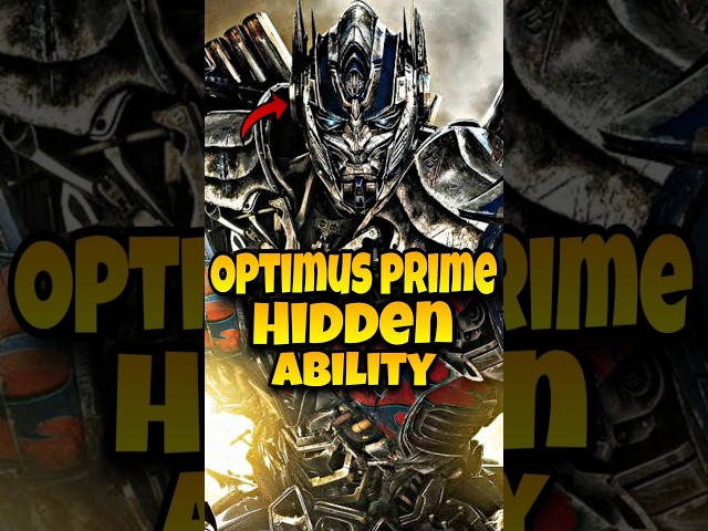 Optimus prime Hidden Ability #shorts