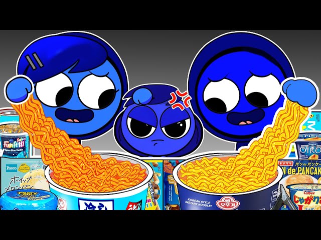 Incredibox Sprunki Food - Jevin Family Convenience Store Food Mukbang | ASMR Mukbang